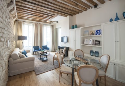 Furnished apartment 1&nbsp;bedroom in Paris 1st, Rue Bailleul