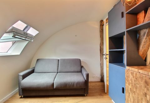 Furnished apartment Studio in Paris 5th, Rue Monge