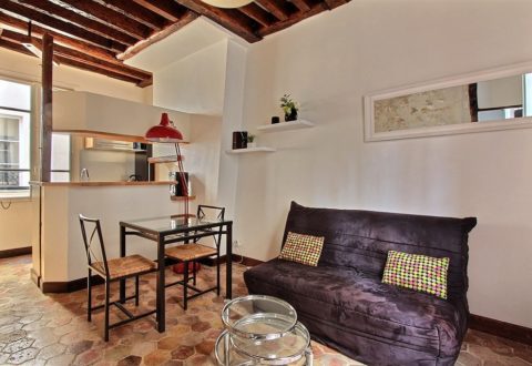 Furnished apartment 1&nbsp;bedroom in Paris 5th, Rue de la Huchette