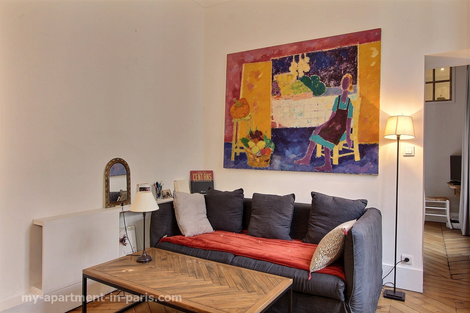 Location appartement 2&nbsp;pièces à Paris, Rue Malebranche
