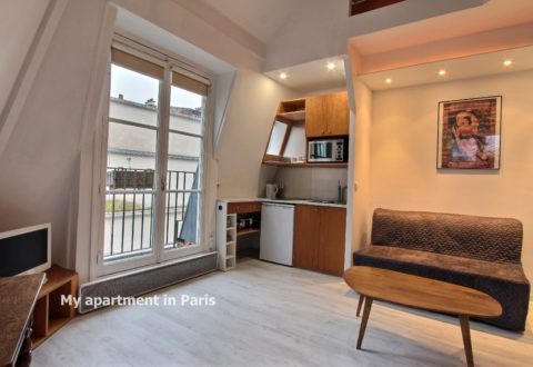 Furnished apartment 1&nbsp;bedroom in Paris 5th, Rue Tournefort