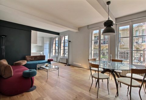 Furnished apartment 1&nbsp;bedroom in Paris 7th, Rue du Champ de Mars