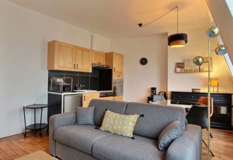 Furnished apartment 1&nbsp;bedroom in Paris 2nd, Rue Étienne Marcel