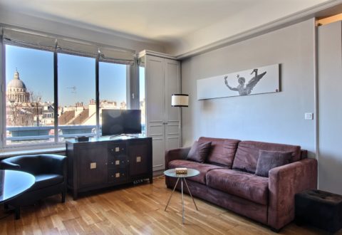 Furnished apartment 1&nbsp;bedroom in Paris 5th, Rue Tournefort