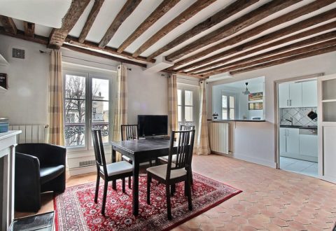 2&nbsp;bedrooms apartment rental in Paris, Rue Rollin