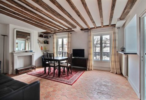 2&nbsp;bedrooms apartment rental in Paris, Rue Rollin
