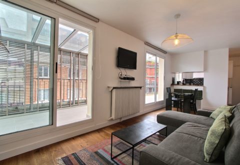 Furnished apartment 1&nbsp;bedroom in Paris 15th, Rue Olivier de Serres