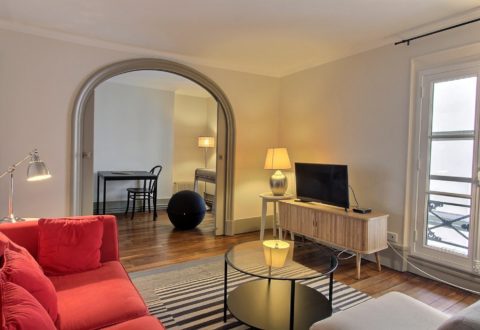 Furnished apartment 1&nbsp;bedroom in Paris 6th, Rue du Cherche-Midi