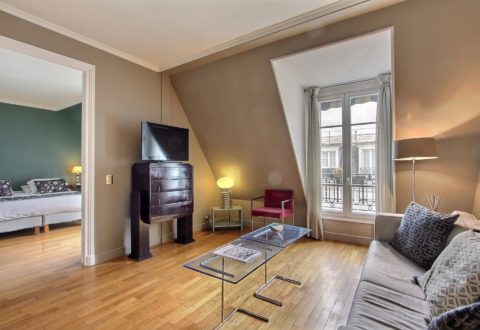 Furnished apartment 1&nbsp;bedroom in Paris 2nd, Rue de la Paix