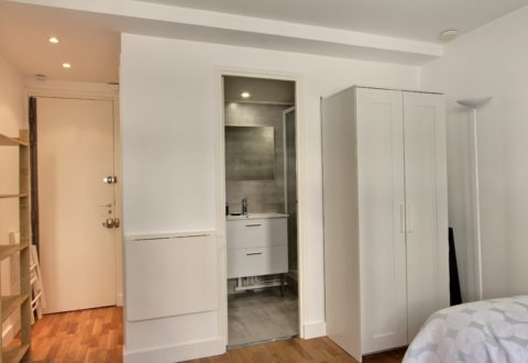 Studio meublé à Paris, Rue de la Chaise