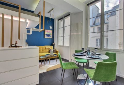 Furnished apartment Studio in Paris 6th, Quai des Grands Augustins