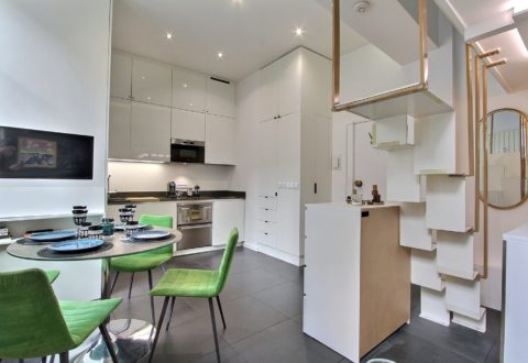 Studio meublé à Paris, Quai des Grands Augustins